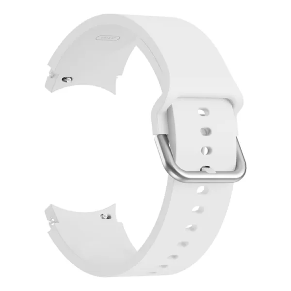 SILICONE Remienok Samsung Galaxy Watch 5 (40mm / 44mm) 5 Pro 45mm biely