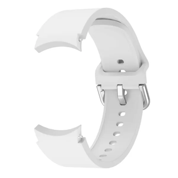SILICONE Remienok Samsung Galaxy Watch 5 (40mm / 44mm) 5 Pro 45mm biely