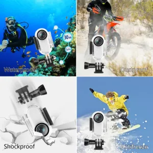 PULUZ 30M Vodotesný obal pre Insta360 GO 2 priehľadný