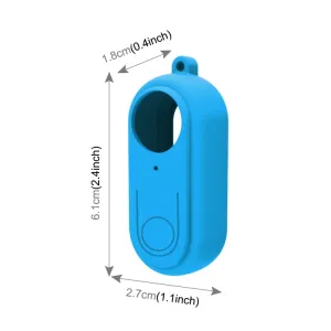 PULUZ Silikónový obal pre Insta360 GO 2 modrý