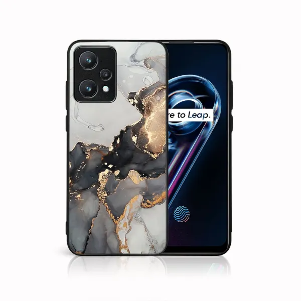 MY ART Ochranný obal Realme 9 Pro+ / Realme 9 -GREY MARBLE (140)