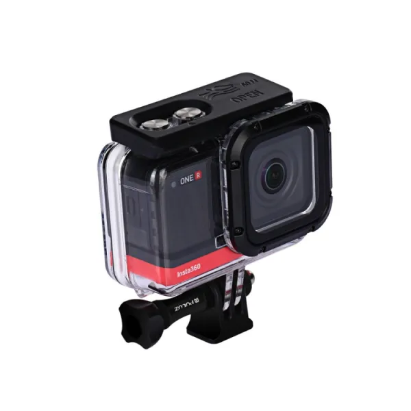 PULUZ 60M Vodotesný obal pre Insta360 ONE R (4K Edition) priehľadný