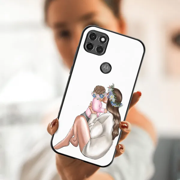 MY ART Ochranný obal Motorola Moto G9 Power-BABY GIRL (111)