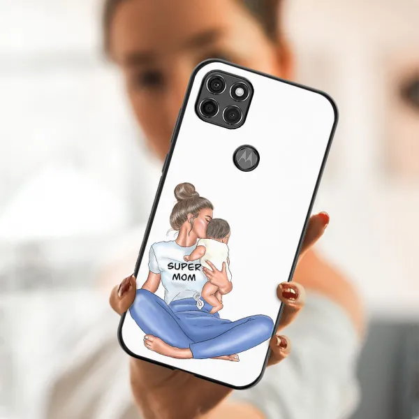 MY ART Ochranný obal Motorola Moto G9 Power-SUPERMOM (112)