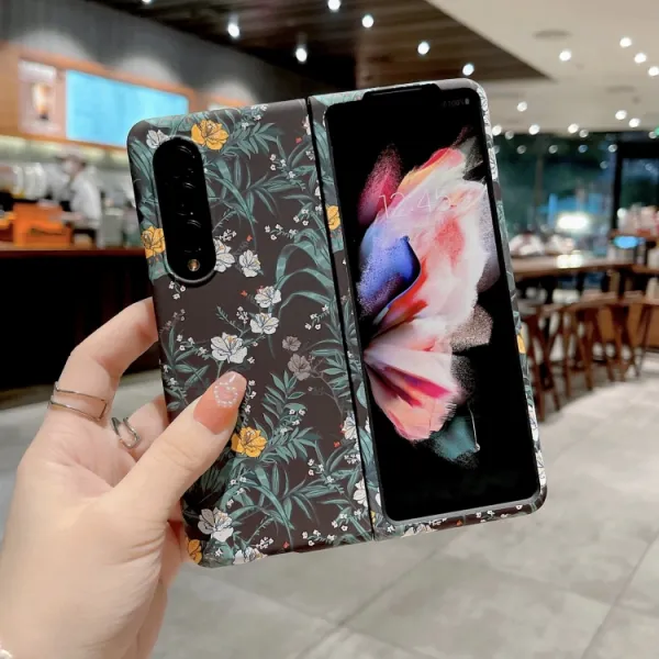 PAINTING Ochranný kryt Samsung Galaxy Z Fold4 5G GARDENIA