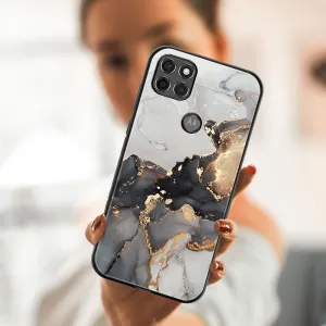 MY ART Ochranný obal Motorola Moto G9 Power -GREY MARBLE (140)