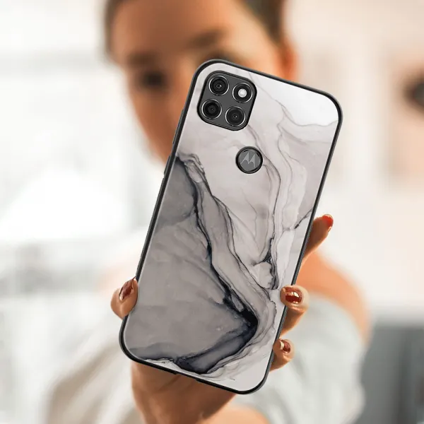 MY ART Ochranný obal Motorola Moto G9 Power -BLACK INK (146)