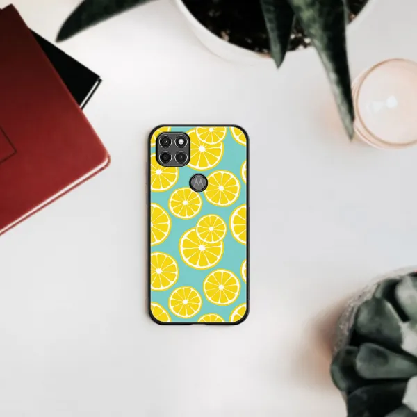MY ART Ochranný obal Motorola Moto G9 Power -LEMON (121)