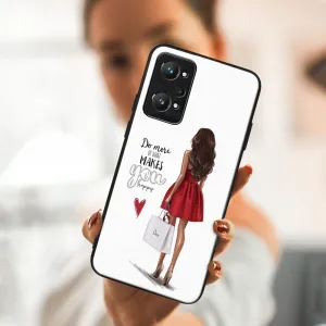 MY ART Ochranný obal Realme GT Neo2 5G -RED DRESS (137)