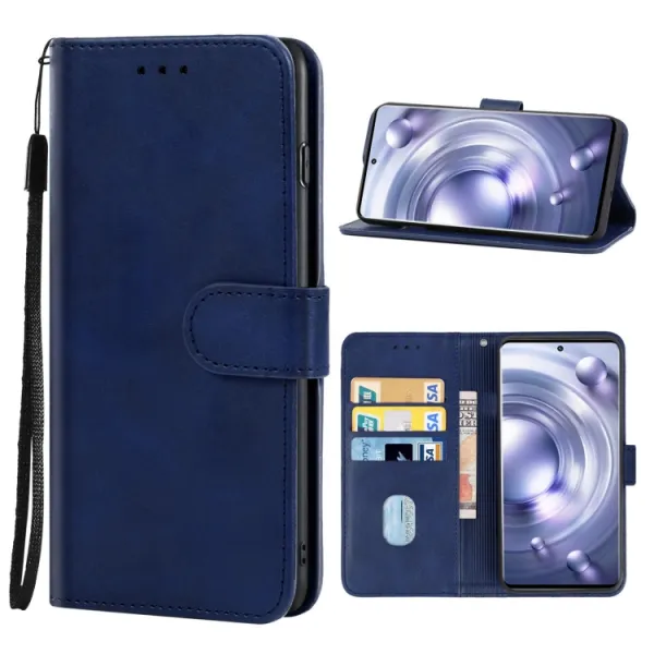 SMOOTH Peňaženkové puzdro Vivo X80 Pro modré