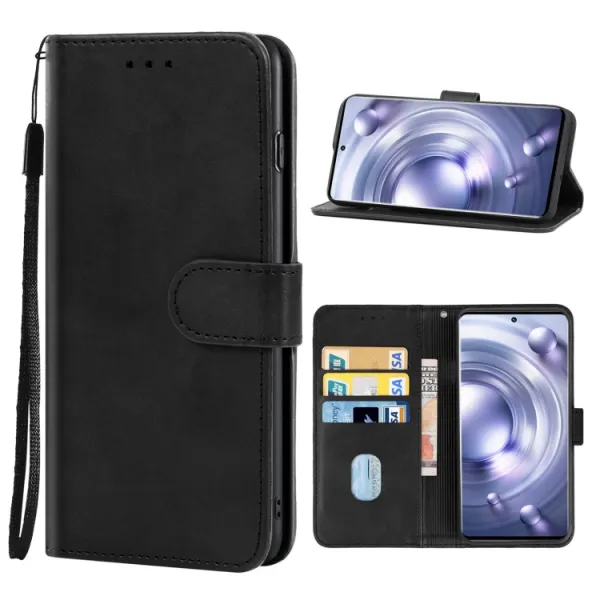 SMOOTH Peňaženkové puzdro Vivo X80 Pro čierne