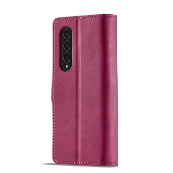IMEEKE Peňaženkový kryt Samsung Galaxy Z Fold4 5G ružový