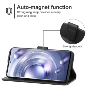 SMOOTH Peňaženkové puzdro Vivo X80 Pro čierne