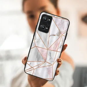 MY ART Ochranný obal Realme GT Neo2 5G -PINK MARBLE (143)