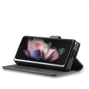 IMEEKE Peňaženkový kryt Samsung Galaxy Z Fold4 5G šedý