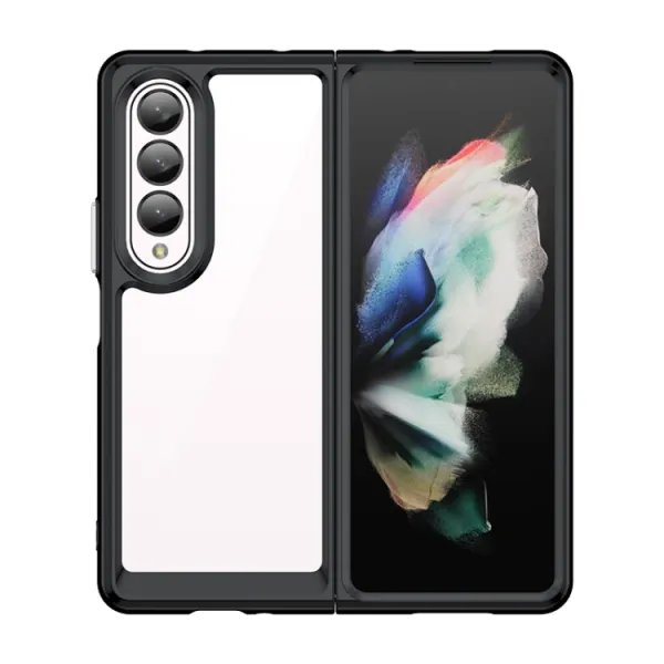 CRYSTAL Ochranný kryt Samsung Galaxy Z Fold4 5G čierny