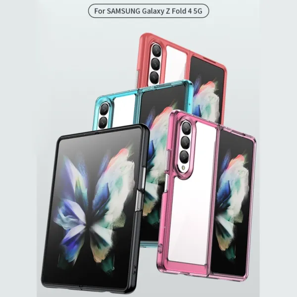 CRYSTAL Ochranný kryt Samsung Galaxy Z Fold4 5G modrý