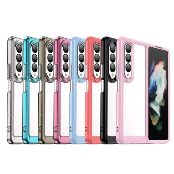 CRYSTAL Ochranný kryt Samsung Galaxy Z Fold4 5G modrý