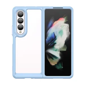 CRYSTAL Ochranný kryt Samsung Galaxy Z Fold4 5G modrý