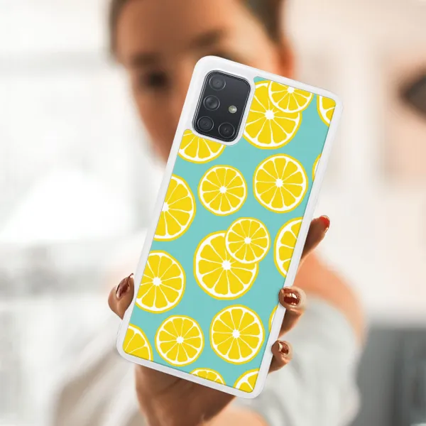 MY ART Ochranný obal Samsung Galaxy A51-LEMON (121)