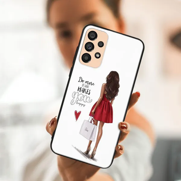 MY ART Ochranný obal Samsung Galaxy A53 5G -RED DRESS (137)