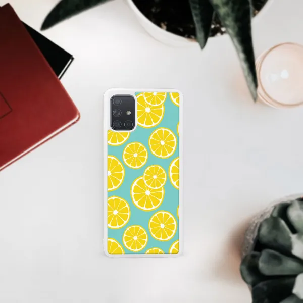 MY ART Ochranný obal Samsung Galaxy A51-LEMON (121)