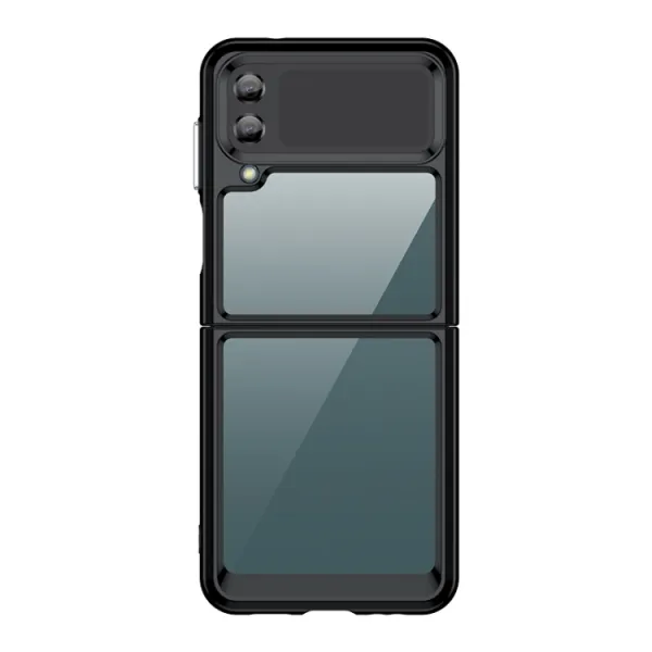 CRYSTAL Ochranný kryt Samsung Galaxy Z Flip4 5G čierny