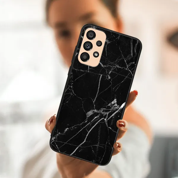 MY ART Ochranný obal Samsung Galaxy A53 5G -BLACK MARBLE (142)