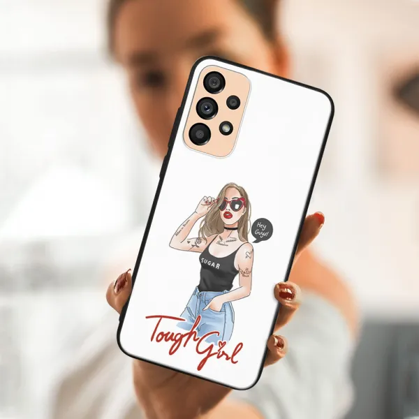 MY ART Ochranný obal Samsung Galaxy A53 5G -TOUGH GIRL (131)
