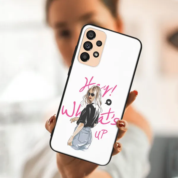 MY ART Ochranný obal Samsung Galaxy A53 5G -WHATSUP (132)