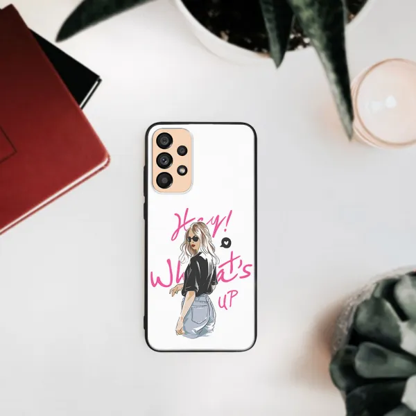 MY ART Ochranný obal Samsung Galaxy A53 5G -WHATSUP (132)