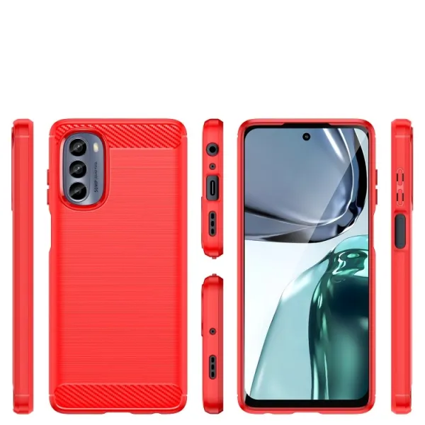 FLEXI TPU Kryt pre Motorola Moto G62 5G červený