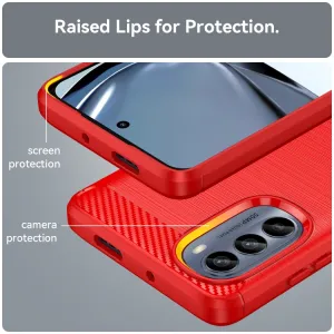 FLEXI TPU Kryt pre Motorola Moto G62 5G červený