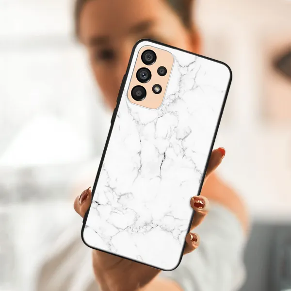 MY ART Ochranný obal Samsung Galaxy A53 5G -WHITE MARBLE (144)