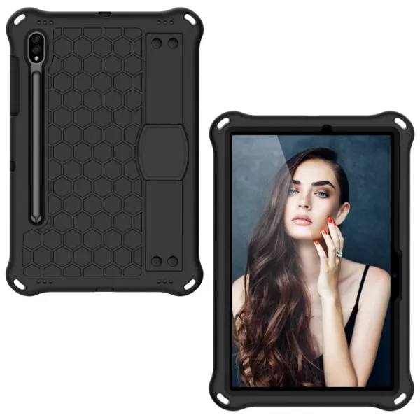 KIDDO Detský obal pre Samsung Galaxy Tab S8 / Tab S7 čierny