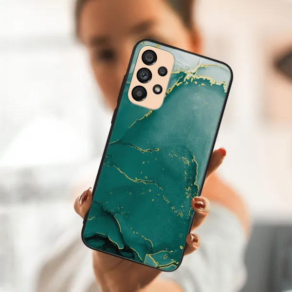 MY ART Ochranný obal Samsung Galaxy A53 5G -GREEN MARBLE (145)