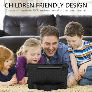 KIDDO Detský obal pre Samsung Galaxy Tab S8 / Tab S7 čierny