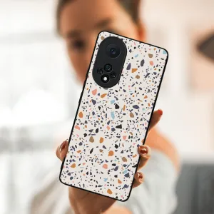MY ART Silikónový obal Honor 50 / Huawei Nova 9 -BEIGE TERRAZZO (162)