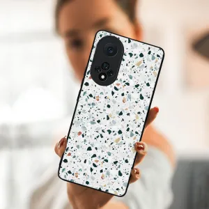 MY ART Silikónový obal Honor 50 / Huawei Nova 9 -GREY TERRAZZO (163)