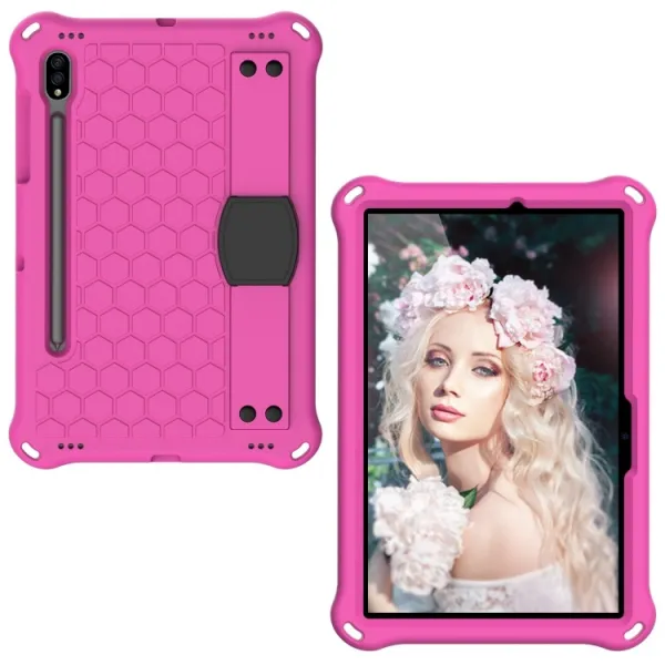 KIDDO Detský obal pre Samsung Galaxy Tab S8 / Tab S7 ružový