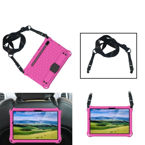 KIDDO Detský obal pre Samsung Galaxy Tab S8 / Tab S7 ružový