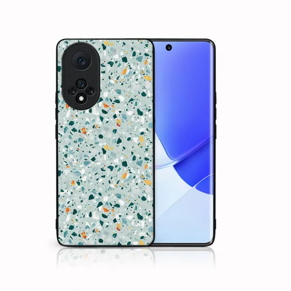 MY ART Silikónový obal Honor 50 / Huawei Nova 9 -BLUE TERRAZZO (164)