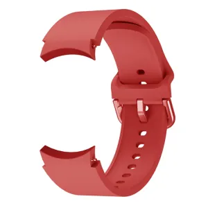 SILICONE Remienok Samsung Galaxy Watch 4 (40 / 44mm) 4 Classic (42 / 46mm) svetločervený