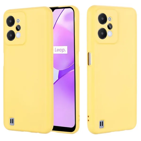 RUBBER Ochranný kryt pre Realme C31 žltý