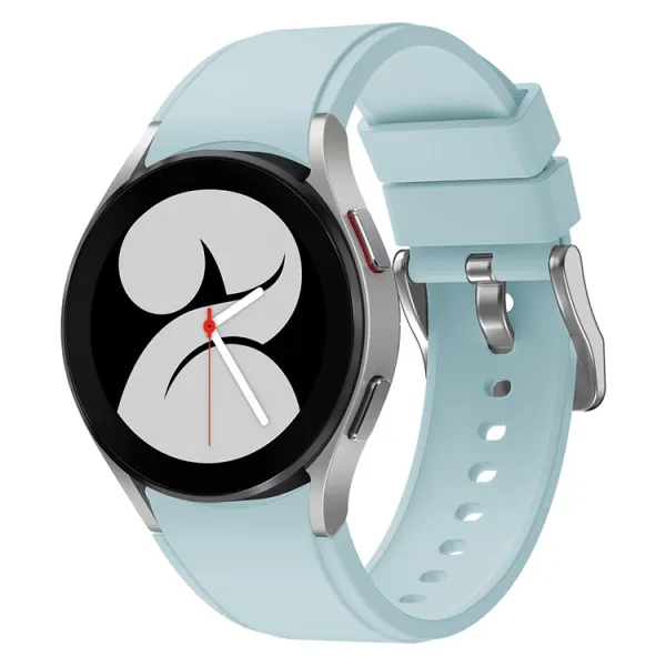 SOFT Remienok pre Samsung Galaxy Watch 4 (40 / 44mm) 4 Classic (42 / 46mm) svetlomodrý