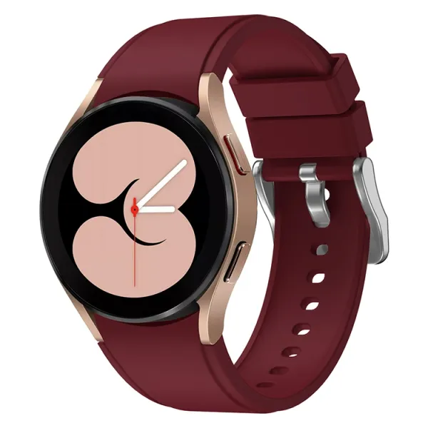 SOFT Remienok pre Samsung Galaxy Watch 4 (40 / 44mm) 4 Classic (42 / 46mm) bordový