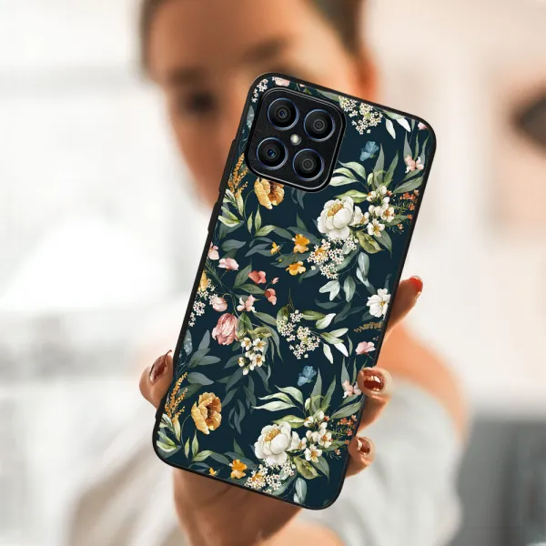 MY ART Ochranný obal Honor X8  -FLORAL (158)