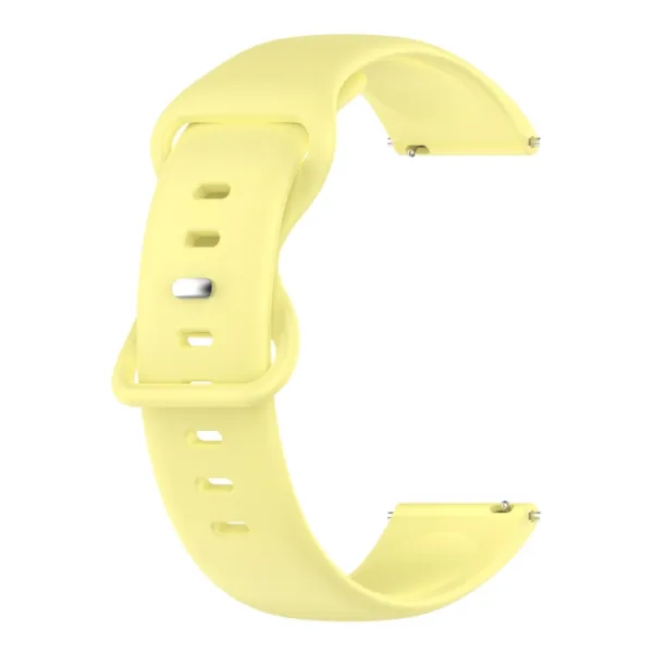BUTTERFLY Silikónový remienok  Samsung Galaxy Watch 4 (40 / 44mm) 4 Classic (42 / 46mm) žltý