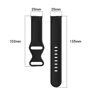 BUTTERFLY Silikónový remienok  Samsung Galaxy Watch 4 (40 / 44mm) 4 Classic (42 / 46mm) bordový