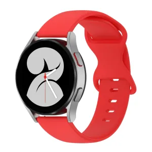BUTTERFLY Silikónový remienok  Samsung Galaxy Watch 4 (40 / 44mm) 4 Classic (42 / 46mm) červený